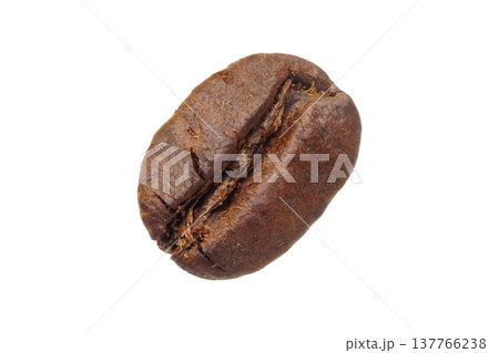 coffee bean isolated on white background 137766238