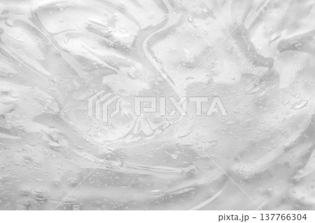 Transparent clear liquid serum gel cosmetic texture background Transparent clear liquid serum gel cosmetic texture background 137766304