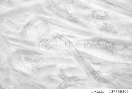 Transparent clear liquid serum gel cosmetic texture background Transparent clear liquid serum gel cosmetic texture background 137766305