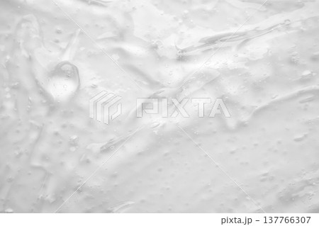 Transparent clear liquid serum gel cosmetic texture background 137766307