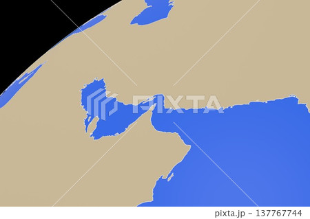 ホルムズ海峡の地図イラスト ― 中東の重要な海上交通の要衝 ホルムズ海峡の地図イラスト ― 中東の重要な海上交通の要衝 137767744