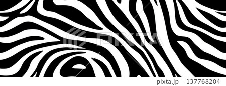 Dynamic black white swirling seamless pattern background. Abstract graphic pattern featuring flowing curved lines creating a modern black and white backdrop 137768204