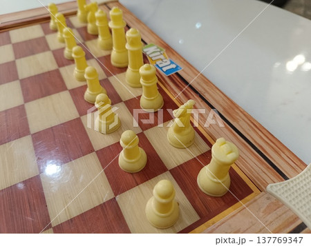 Image of chessboard with selective focus Image of chessboard with selective focus 137769347