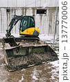 Compact excavator working at 137770006