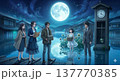 月と月を見上げる 137770385