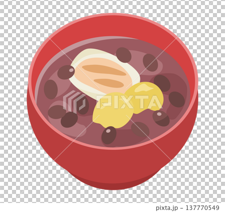 栗子餡紅豆湯（甜紅豆湯）插圖 137770549