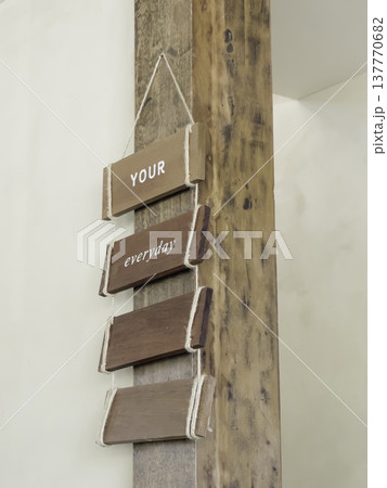 Wooden inside vintage retro warm rural interior Wooden inside vintage retro warm rural interior 137770682