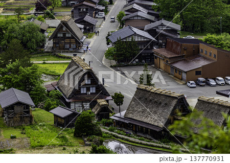 岐阜県 白川郷の風景 岐阜県 白川郷の風景 137770931