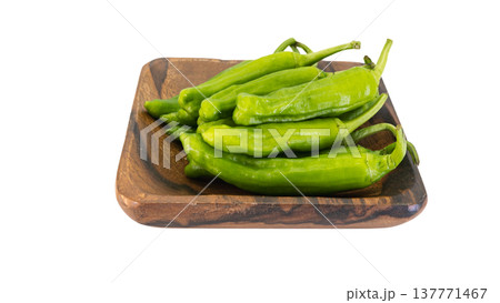 ししとう　マクロ撮影　背景透過　料理素材 137771467