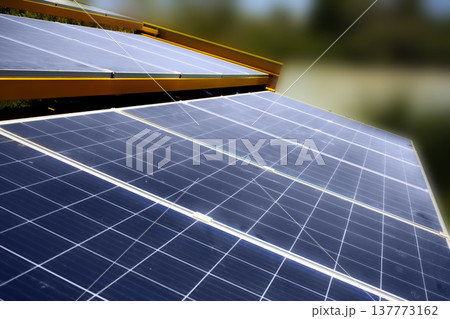 Solar power panels. Renewable energy, Solar panels 137773162
