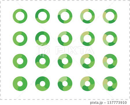 イラスト素材:サイクル図 サイクル矢印 緑 set of recycling icons. recy イラスト素材:サイクル図 サイクル矢印 緑 set of recycling icons. recy 137773910