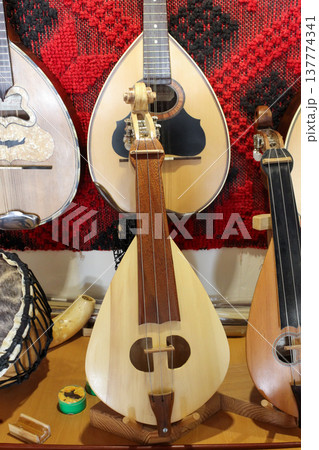 Traditional Cretan Lyra bowed string instrument Traditional Cretan Lyra bowed string instrument 137774341