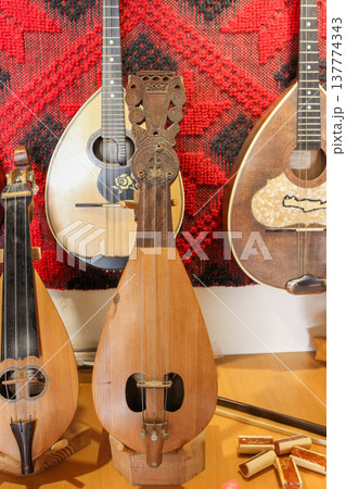 Traditional Greek folk instruments 137774343