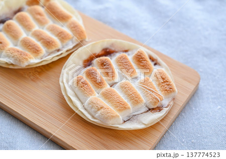 チョコマシュマロピザ 137774523