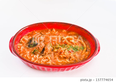 オートミールで食べる鯖カレー オートミールで食べる鯖カレー 137774654