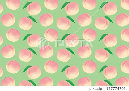 桃の背景イラスト 137774703