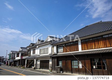 うきは市吉井町の白壁の街並み 137774718