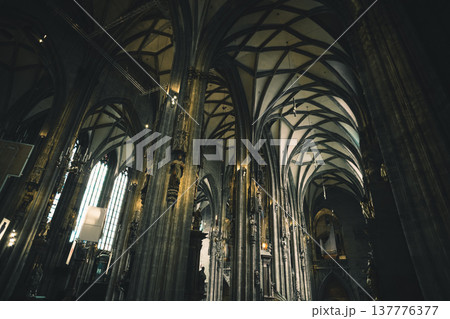 Interior View Of The Domes Of The Cathedral Interior View Of The Domes Of The Cathedral 137776377