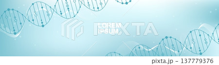 Molecular structure DNA, atom, neurons. Medical, technology, chemistry, science background. Science concept for your design. Connected lines with dots. Vector illustration. Molecular structure DNA, atom, neurons. Medical, technology, chemistry, science background. Science concept for your design. Connected lines with dots. Vector illustration. 137779376
