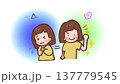 不安から自信へ!ビフォーアフターの女の子 不安から自信へ!ビフォーアフターの女の子 137779545