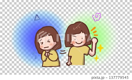 從焦慮到自信！一個女孩的前後對比照。 137779545