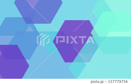 Overlapping translucent hexagons in purple, cyan, and aqua shades interact to form an energetic modern composition with vibrant geometric depth. Overlapping translucent hexagons in purple, cyan, and aqua shades interact to form an energetic modern composition with vibrant geometric depth. 137779756