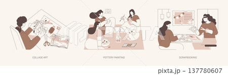 Creative workshops isolated cartoon vector illustrations se Creative workshops isolated cartoon vector illustrations se 137780607