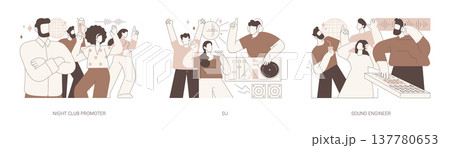 Club management isolated cartoon vector illustrations se Club management isolated cartoon vector illustrations se 137780653