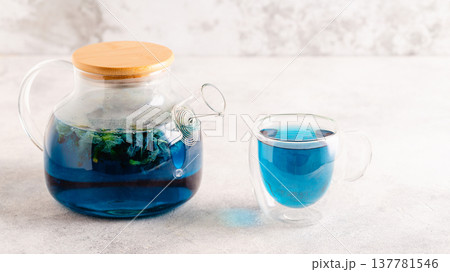 Organic blue tea Anchan. 137781546