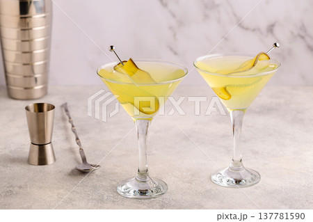 Dill Pickle Martini Vodka. Dill Pickle Martini Vodka. 137781590