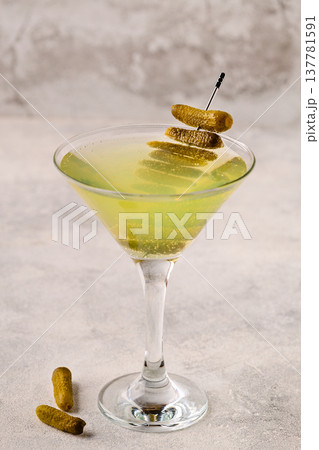 Dill Pickle Martini Vodka. Dill Pickle Martini Vodka. 137781591