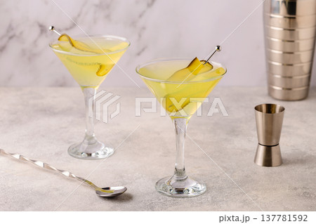 Dill Pickle Martini Vodka. Dill Pickle Martini Vodka. 137781592