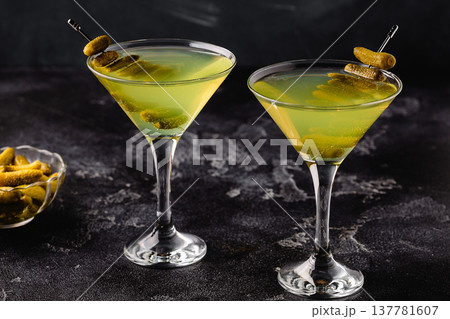 Dill Pickle Martini Vodka. Dill Pickle Martini Vodka. 137781607