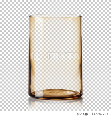 Amber glass vase isolated on a transparent background as a decorative home accessory for modern interior design Amber glass vase isolated on a transparent background as a decorative home accessory for modern interior design 137782793