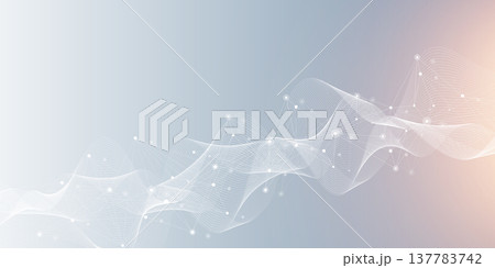 Global network connection banner design template. Header social network communication in the global business concept. Big data visualization. Internet technology 137783742