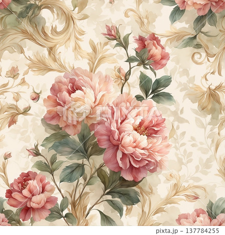 floral background with flowers floral background with flowers 137784255