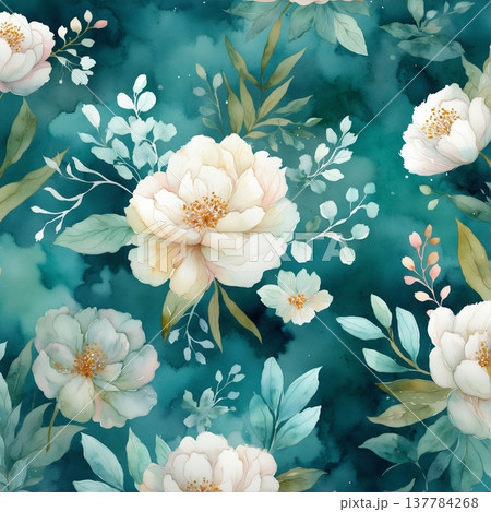 floral background with flowers floral background with flowers 137784268