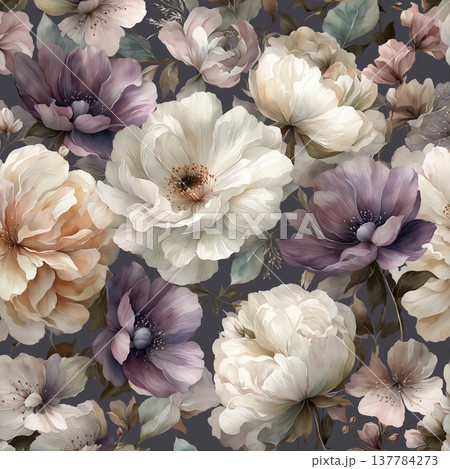 floral background with flowers floral background with flowers 137784273