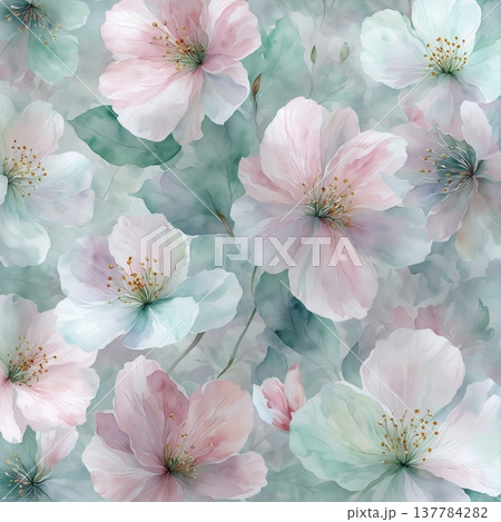 floral background with flowers floral background with flowers 137784282