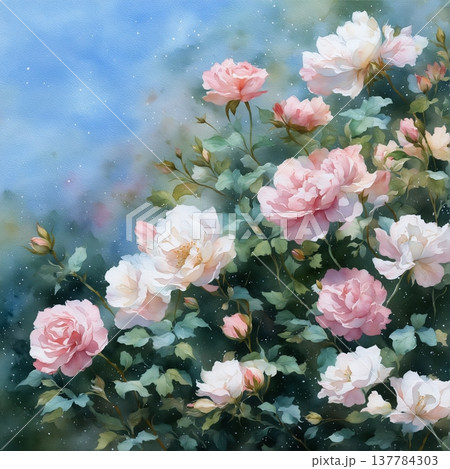 floral background with flowers floral background with flowers 137784303