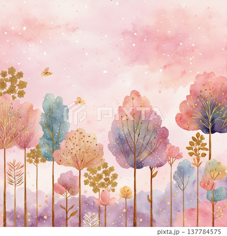 soft focus of light pink sakura flowers 137784575