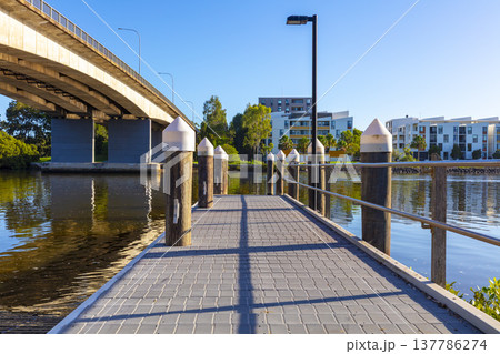 Photograph of a small jetty on the Parramatta River Photograph of a small jetty on the Parramatta River 137786274