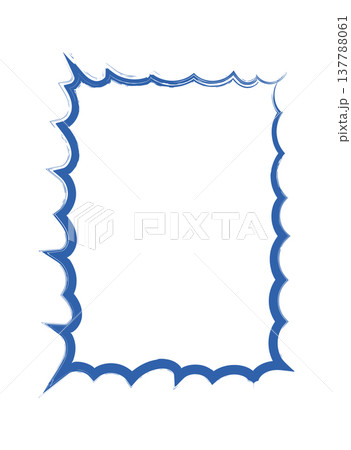 Frame Border With Grunge Edge 137788061