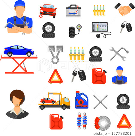 Car Service Banners 137788201