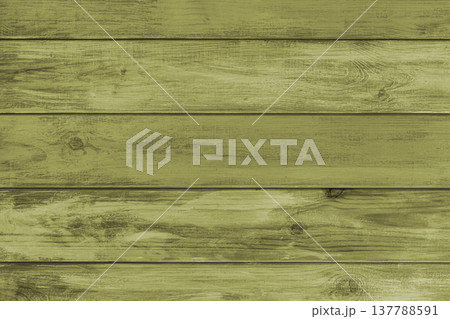 Khaki colored painted wooden board, horizontal planks texture, rustic wall surface, background 137788591