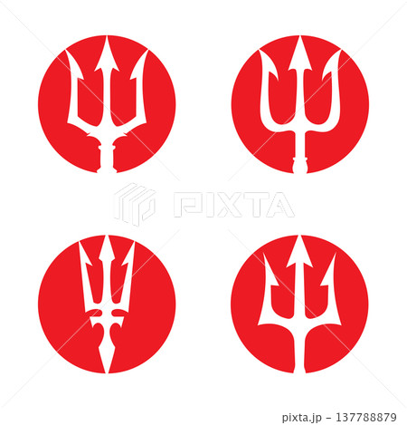 Ancient Power Spear Logo Icon 137788879