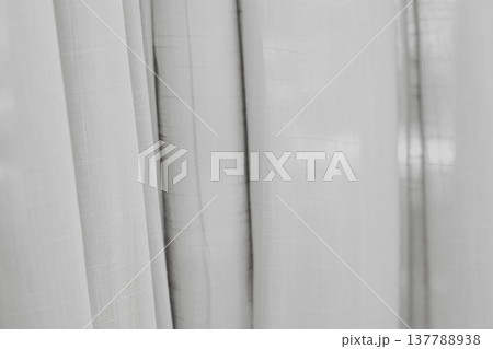 Grey fabric background. Black and white. Grey fabric background. Black and white. 137788938