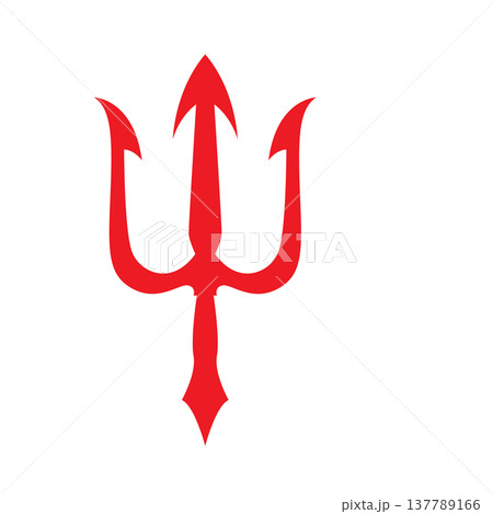 Divine Three Pronged Spear Logo Divine Three Pronged Spear Logo 137789166