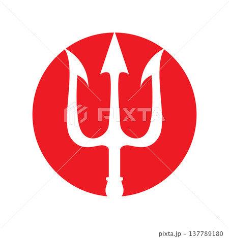 Ancient Relic Trident Seal Icon 137789180