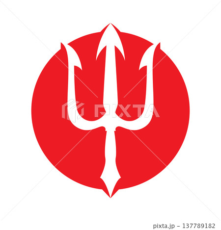 Epic Fantasy Trident Brand Mark 137789182